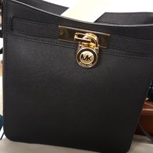 Michael Kors Black Messenger Bag